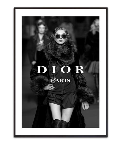 Dior mode plakat .